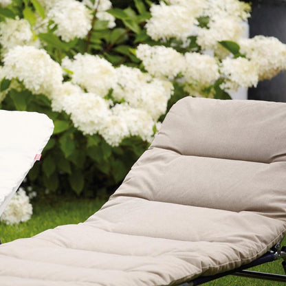 Fiam Amigo Sonnenliege mit Armlehnen Schwarz