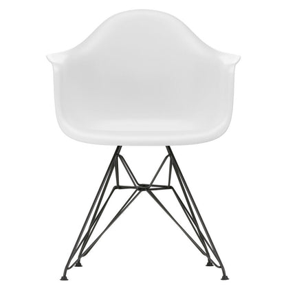 Eames Plastic Armchair DAR RE Gestell schwarz Schwarz