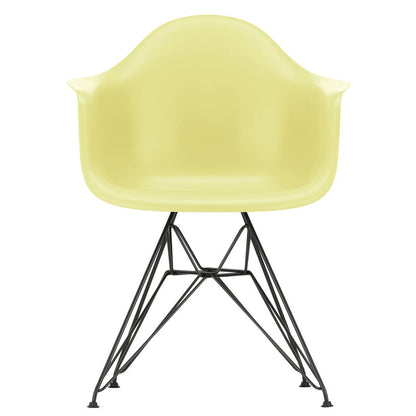 Eames Plastic Armchair DAR RE Gestell schwarz Schwarz