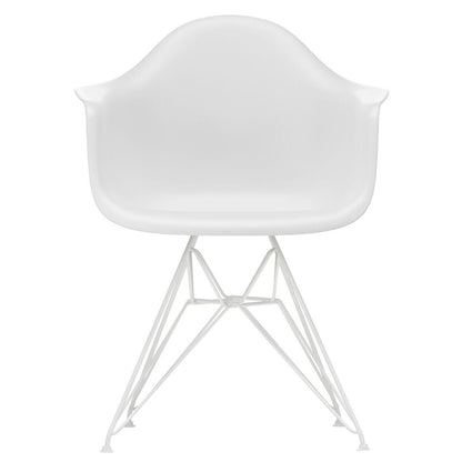 Eames Plastic Armchair DAR RE Gestell weiß Schwarz
