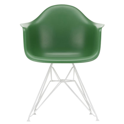 Eames Plastic Armchair DAR RE Gestell weiß Schwarz