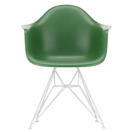Eames Plastic Armchair DAR RE Gestell weiß Schwarz