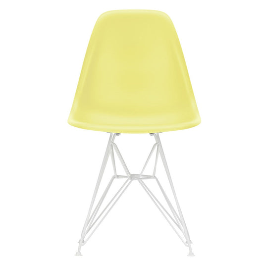 Eames Plastic Side Chair DSR RE Gestell weiß Schwarz