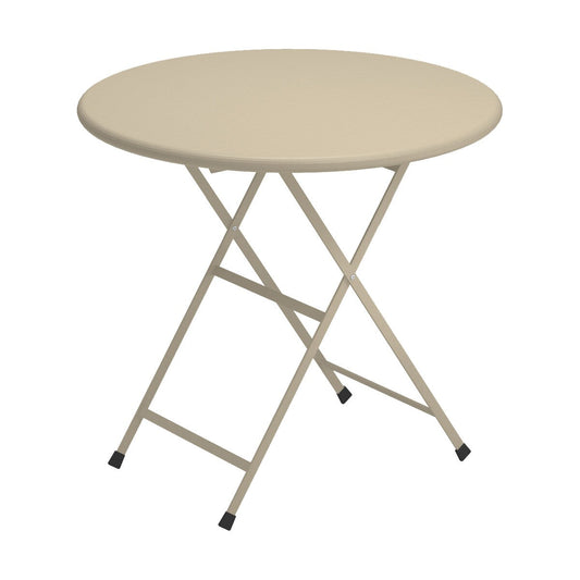 Arc en Ciel Gartenesstisch klappbar Ø 80cm Taupe