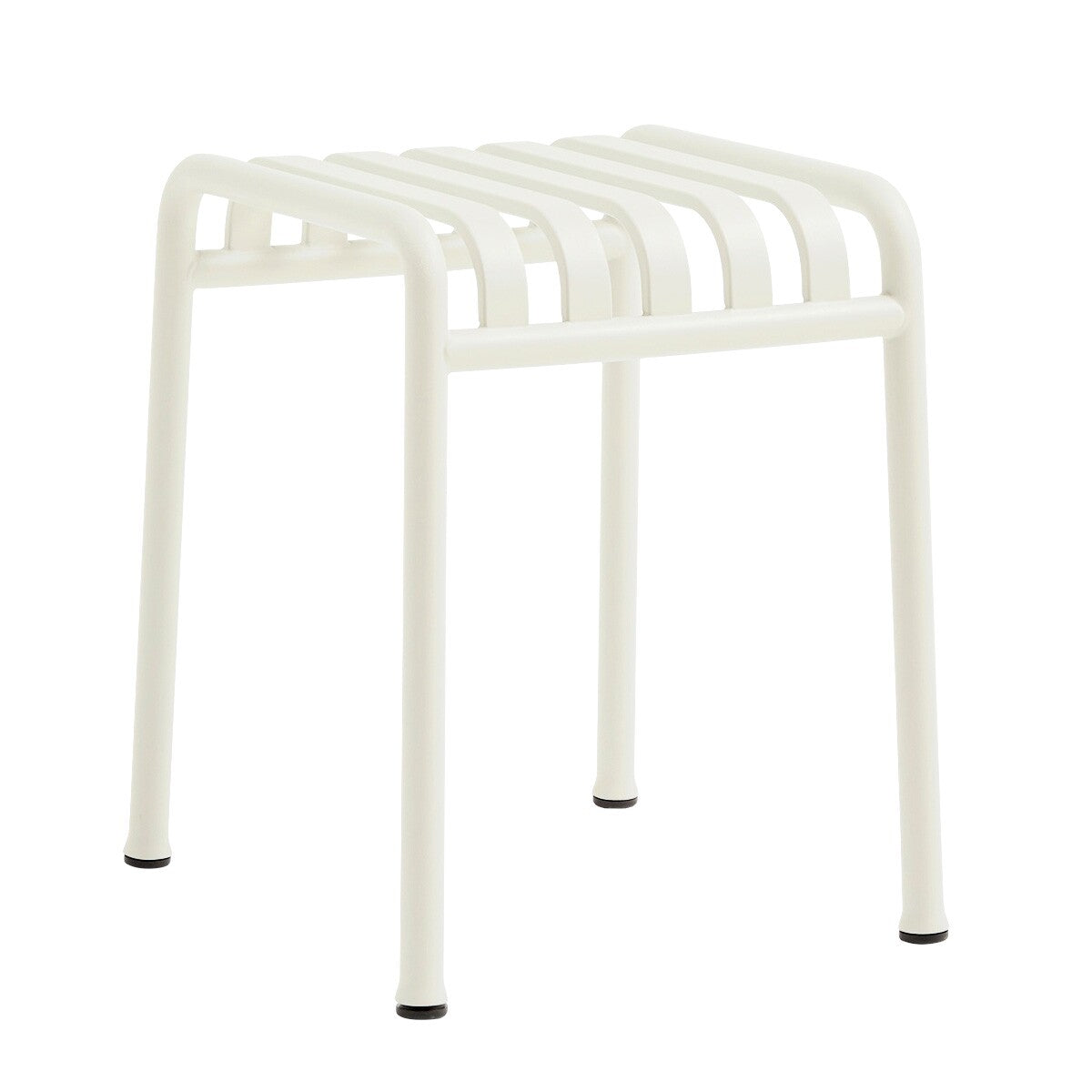 Palissade Gartenhocker Weiß