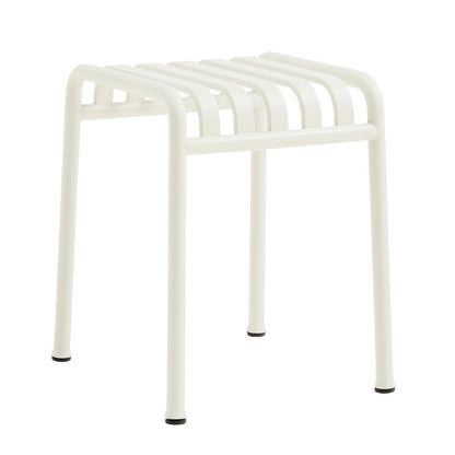 Palissade Gartenhocker Weiß