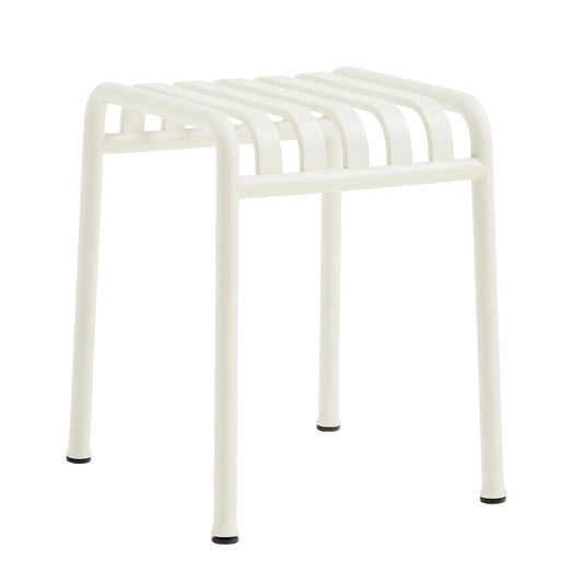 Palissade Gartenhocker Weiß