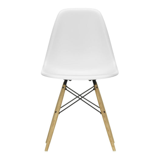 Eames Plastic Side Chair DSW RE Gestell Esche Schwarz