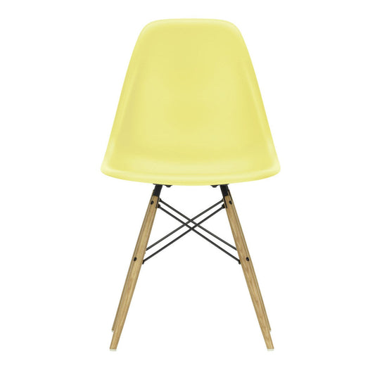 Eames Plastic Side Chair DSW RE Gestell Esche Schwarz