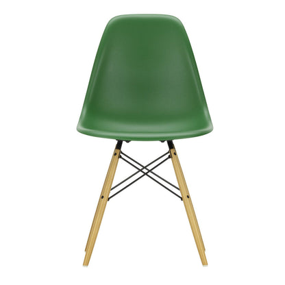 Eames Plastic Side Chair DSW RE Ahorn gelblich Schwarz
