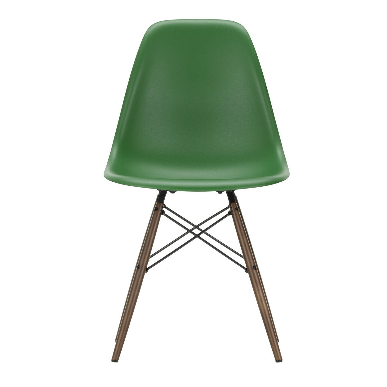 Eames Plastic Side Chair DSW RE Ahorn dunkel Schwarz
