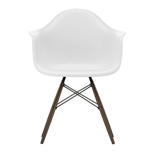 Eames Plastic Armchair DAW RE Ahorn dunkel Schwarz
