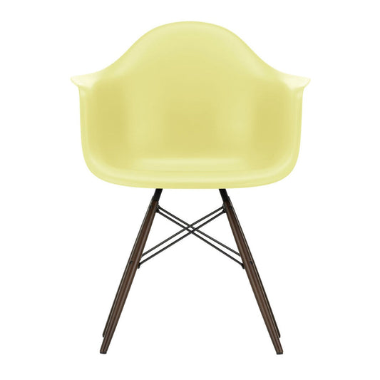 Eames Plastic Armchair DAW RE Ahorn dunkel Schwarz
