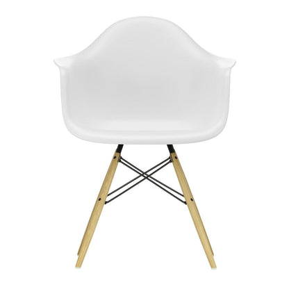 Eames Plastic Armchair DAW RE Gestell Esche Schwarz