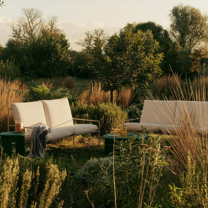 Desert Outdoor 2-Sitzer Sofa Stoff Bouclé Schwarz