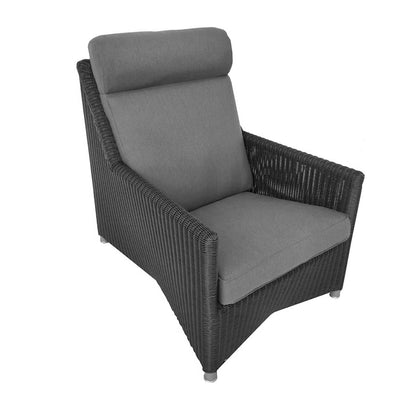 Diamond Outdoor Sessel hoher Rücken Taupe