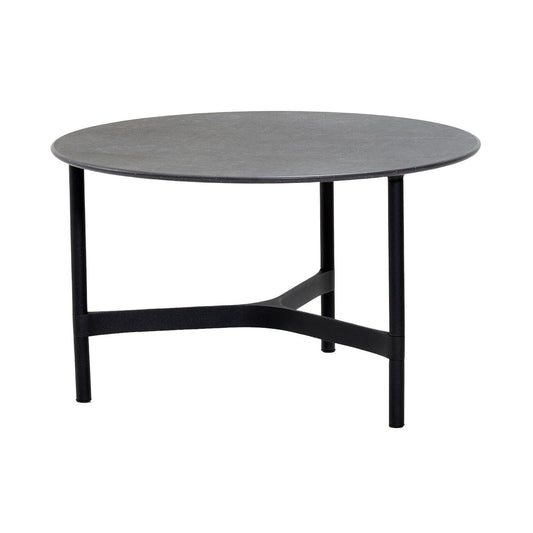 Twist Garten-Beistelltisch Ø 70cm Schwarz