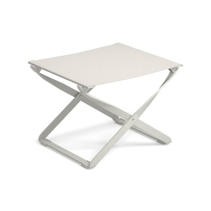 Ciak Outdoor Fußhocker klappbar Weiß