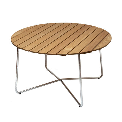 9A 120 Gartenesstisch Ø120cm Eiche