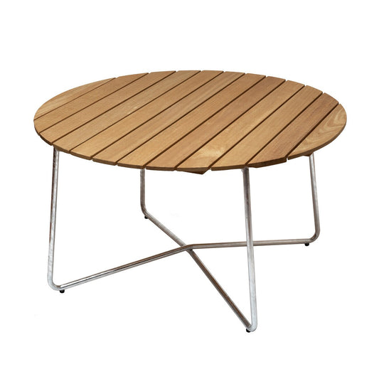9A 120 Gartenesstisch Ø120cm Eiche