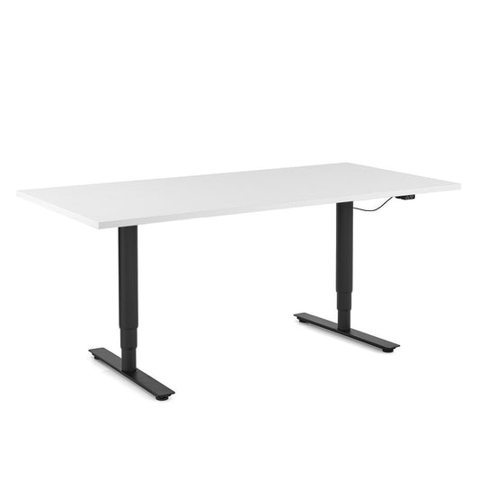 W-Life E-Table Schreibtisch höhenverstellbar 180x80cm Schwarz