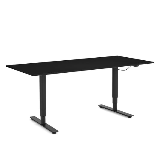 W-Life E-Table Schreibtisch höhenverstellbar 180x80cm Schwarz