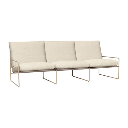 Desert Outdoor 3-Sitzer Sofa Stoff Bouclé Weiß