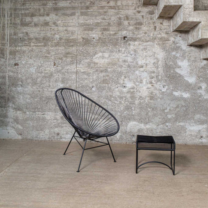 Acapulco Hocker Schwarz