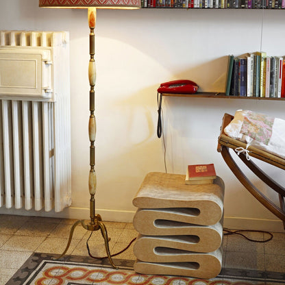 Wiggle Stool Hocker Natur