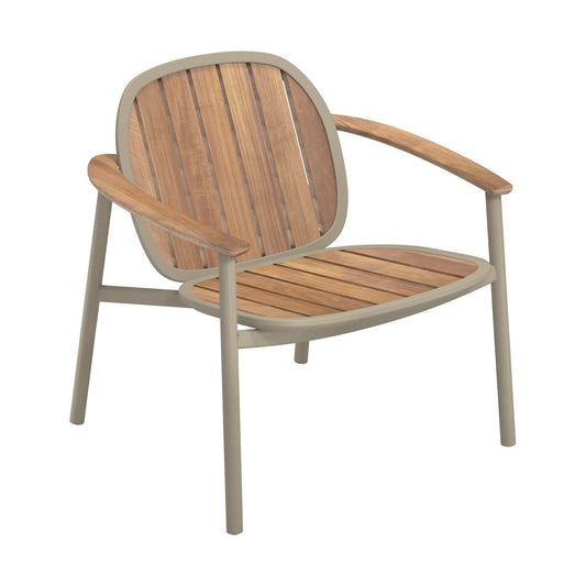 Twins Gartenloungestuhl Taupe