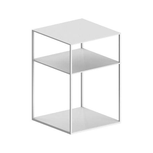 Slim Irony Triplet Beistelltisch 31x31cm Weiß