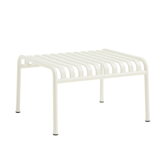 Palissade Ottoman/ Gartenbeistelltisch Weiß