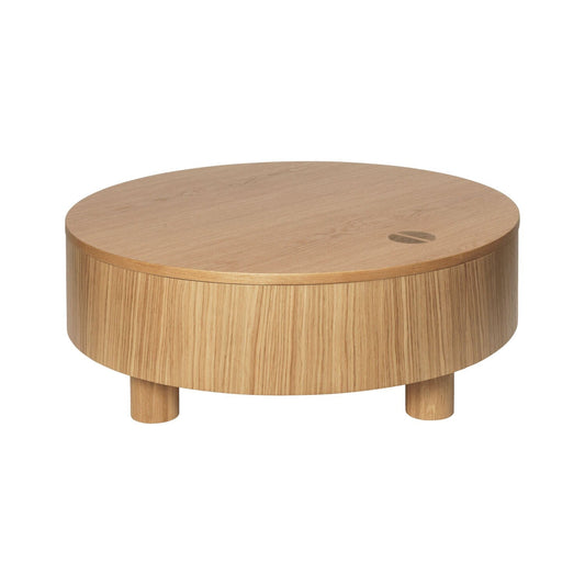 Olles Beistelltisch mit Stauraum Schwarz