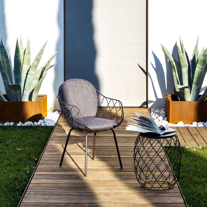 Piña Gartenarmlehnstuhl Weiß