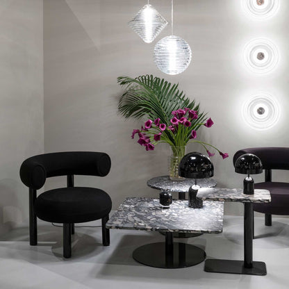 Fat Lounge Stuhl Schwarz