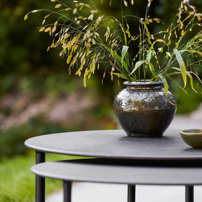 Twist Garten-Beistelltisch Ø 70cm Schwarz