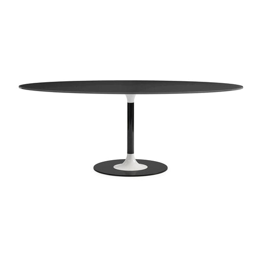 Thierry Esstisch XXL oval Schwarz