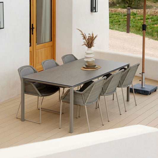 Breeze Gartenarmlehnstuhl Schwarz