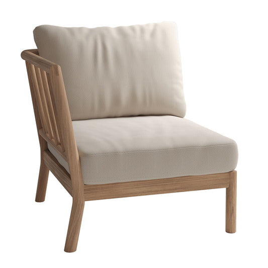 Skagerak Tradition Outdoor Sofa Endmodul Schwarz