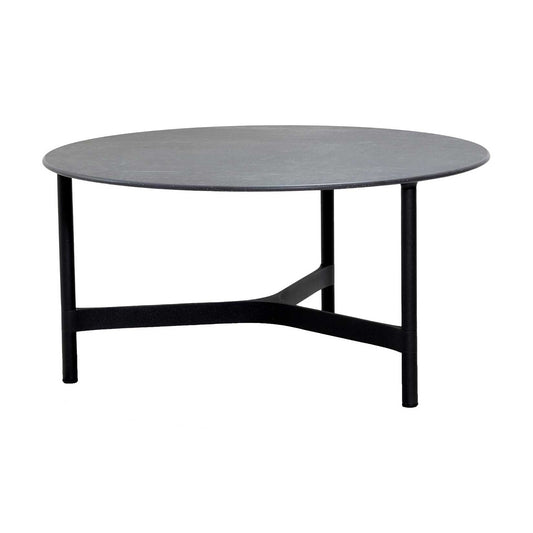 Twist Garten-Beistelltisch Ø 90cm Schwarz
