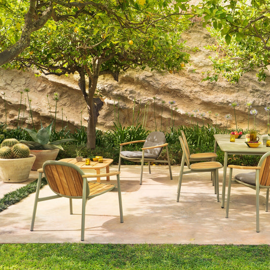 Twins Gartenloungestuhl Taupe