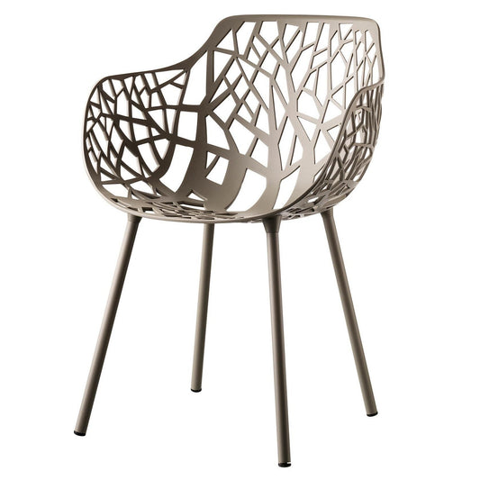 Forest Gartenarmlehnstuhl Taupe