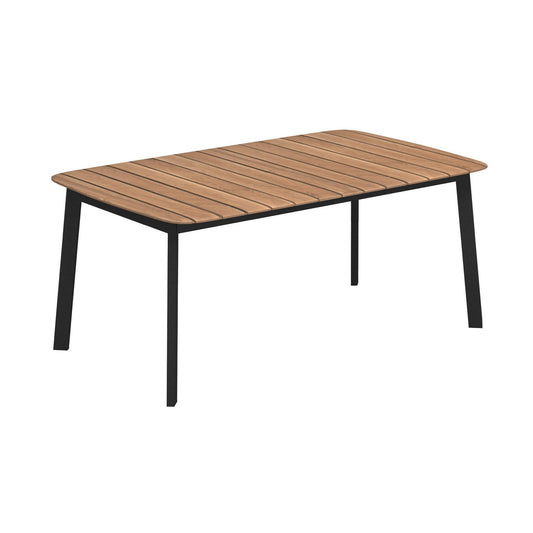 Shine Gartentisch 166x100cm Schwarz