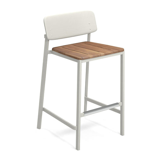 Shine Outdoor-Barhocker 75cm Weiß