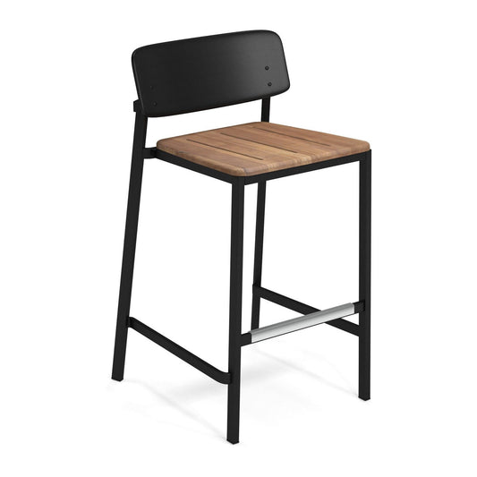 Shine Outdoor-Barhocker 75cm Schwarz