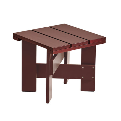 Crate Gartenbeistelltisch 45cm Eisenrot