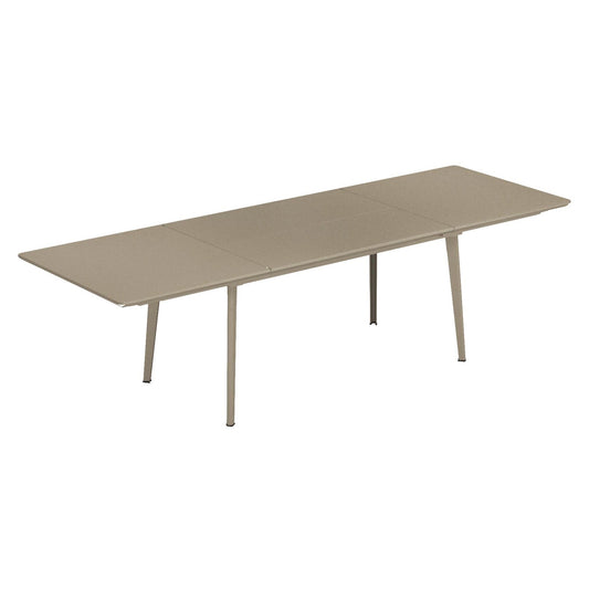 Plus4 Gartentisch ausziehbar 160x90cm Taupe