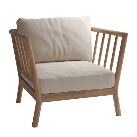 Skagerak Tradition Outdoor Lounge Sessel Schwarz