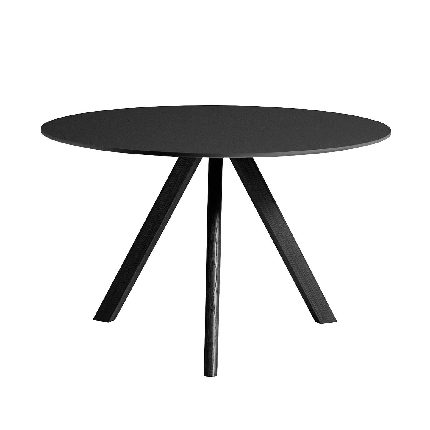 Copenhague CPH 20 2.0 Esstisch Linoleum Ø120cm Schwarz