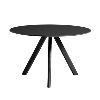Copenhague CPH 20 2.0 Esstisch Linoleum Ø120cm Schwarz